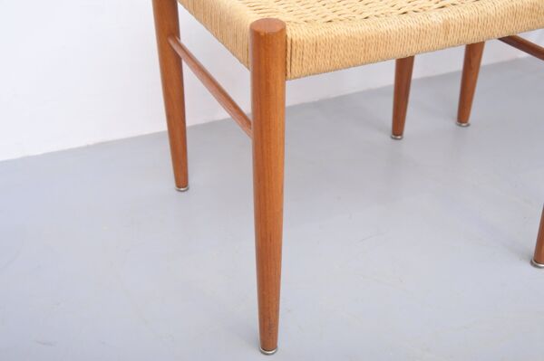 Chaises en teck par H.W. Klein pour Bramin, années 1960, ensemble de 2