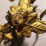 19th century bronze candlesticks