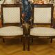 Paire de fauteuils époque Empire en acajou, datant du début du XIXᵉ siècle