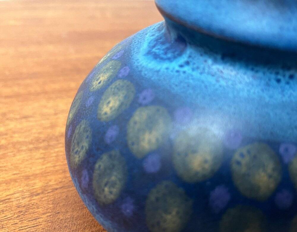 Vintage German ceramic vase from the Viola series by KMK Keramik Manufaktur Kupfermühle, 1970s.