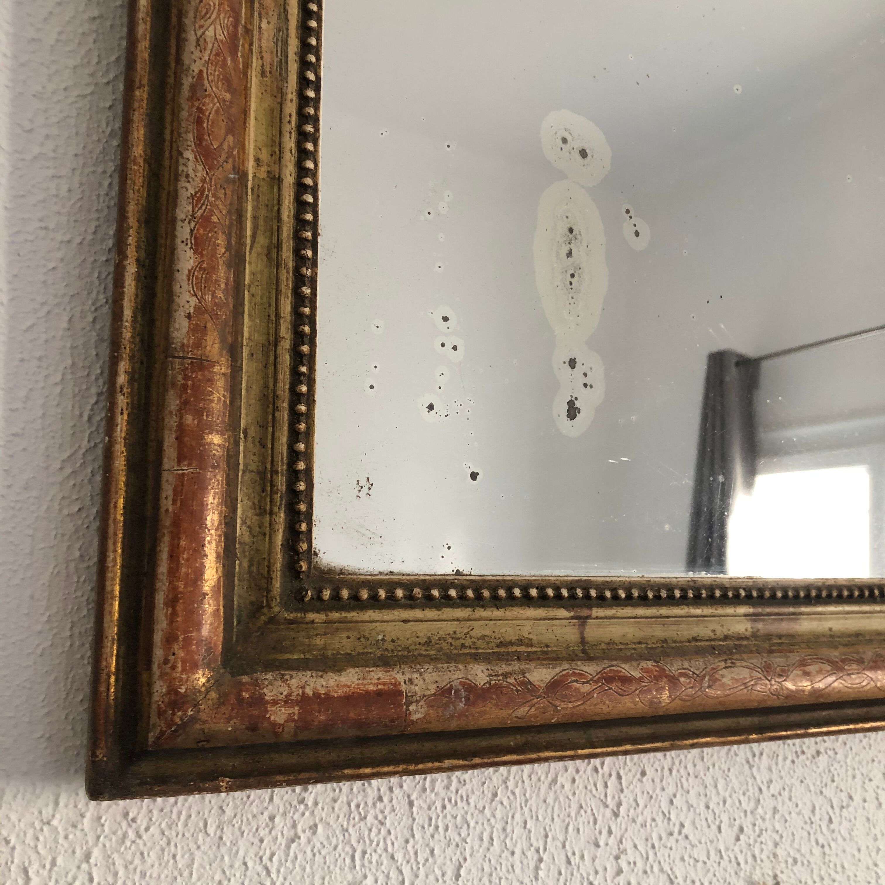 Former Louis Philippe fireplace mirror 70x55cm