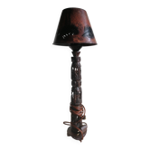 Original lamp with a metal shade