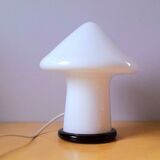 Lampe champignon en verre de Murano 1980.
