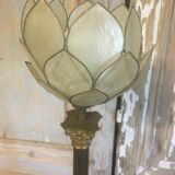 Bronze and mother-of-pearl lamp