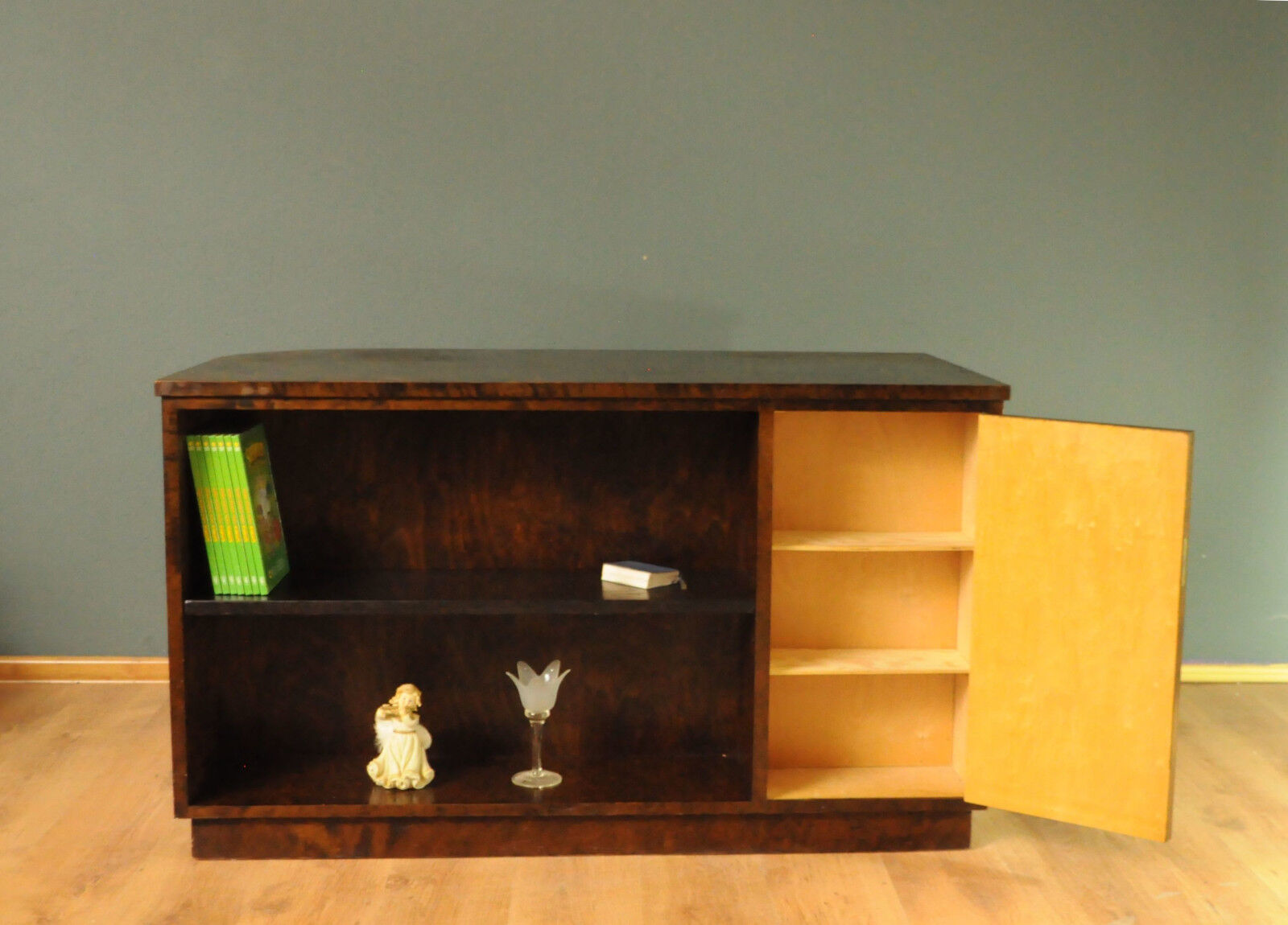 Double sided desk, walnut Denmark 1960
