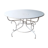 Old garden table