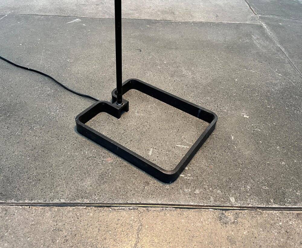 Modern minimalist Danish floor lamp from the mid-century, 1960s.