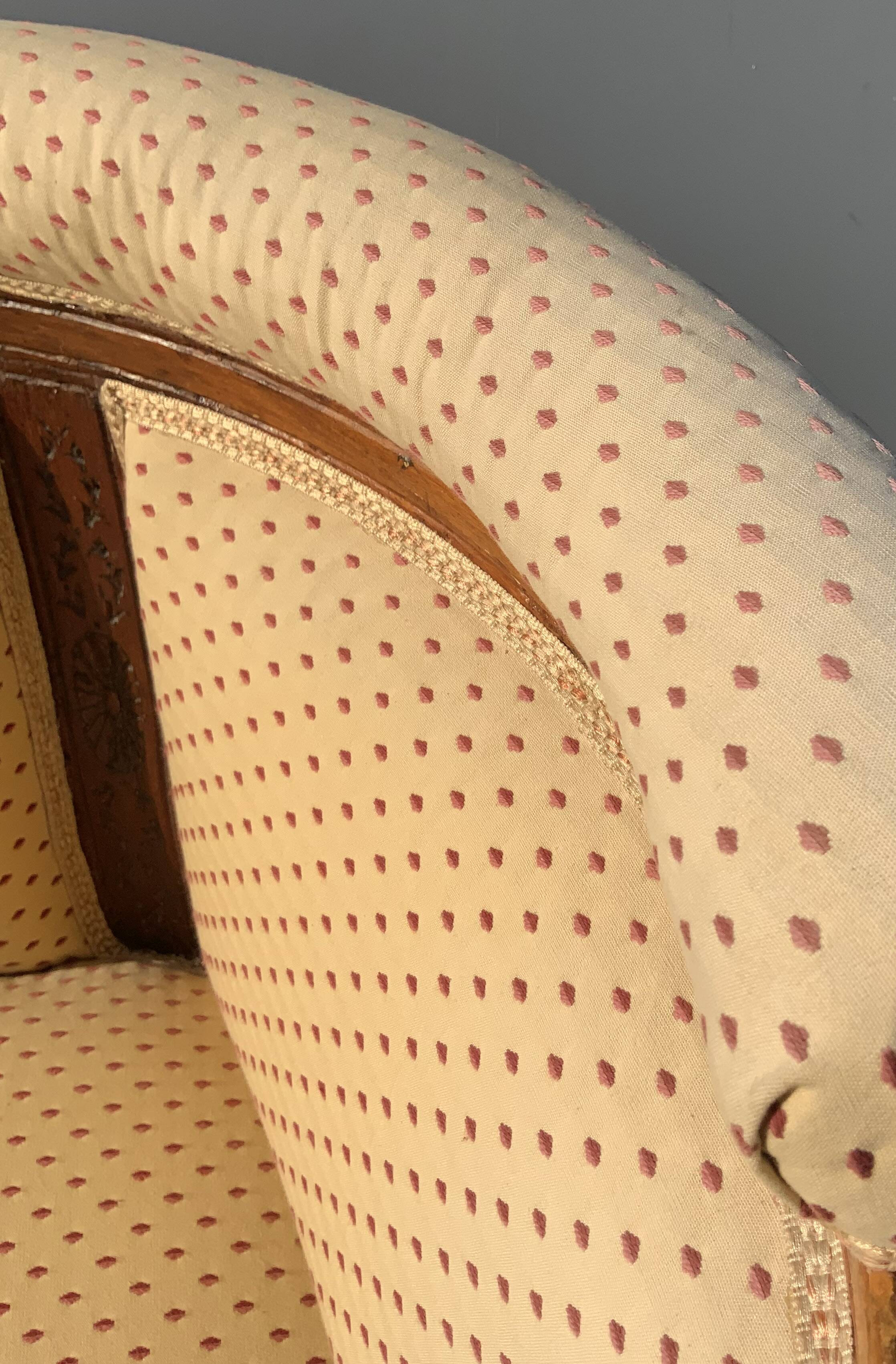 Antique Swedish sofa 3 seater late 1800s