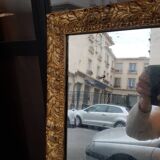 Italian style gilded mirror with patina from the 17th century (col. francesca)