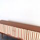 Mid-Century Op-Art Hand-Painted Teak Sideboard