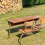 Double school desk