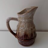 Stoneware pitcher (REVOL) numbered