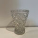 Cut crystal vase