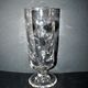 Antique thick cut glass beer mug – 50cl Bock BISTROT 1900 pint