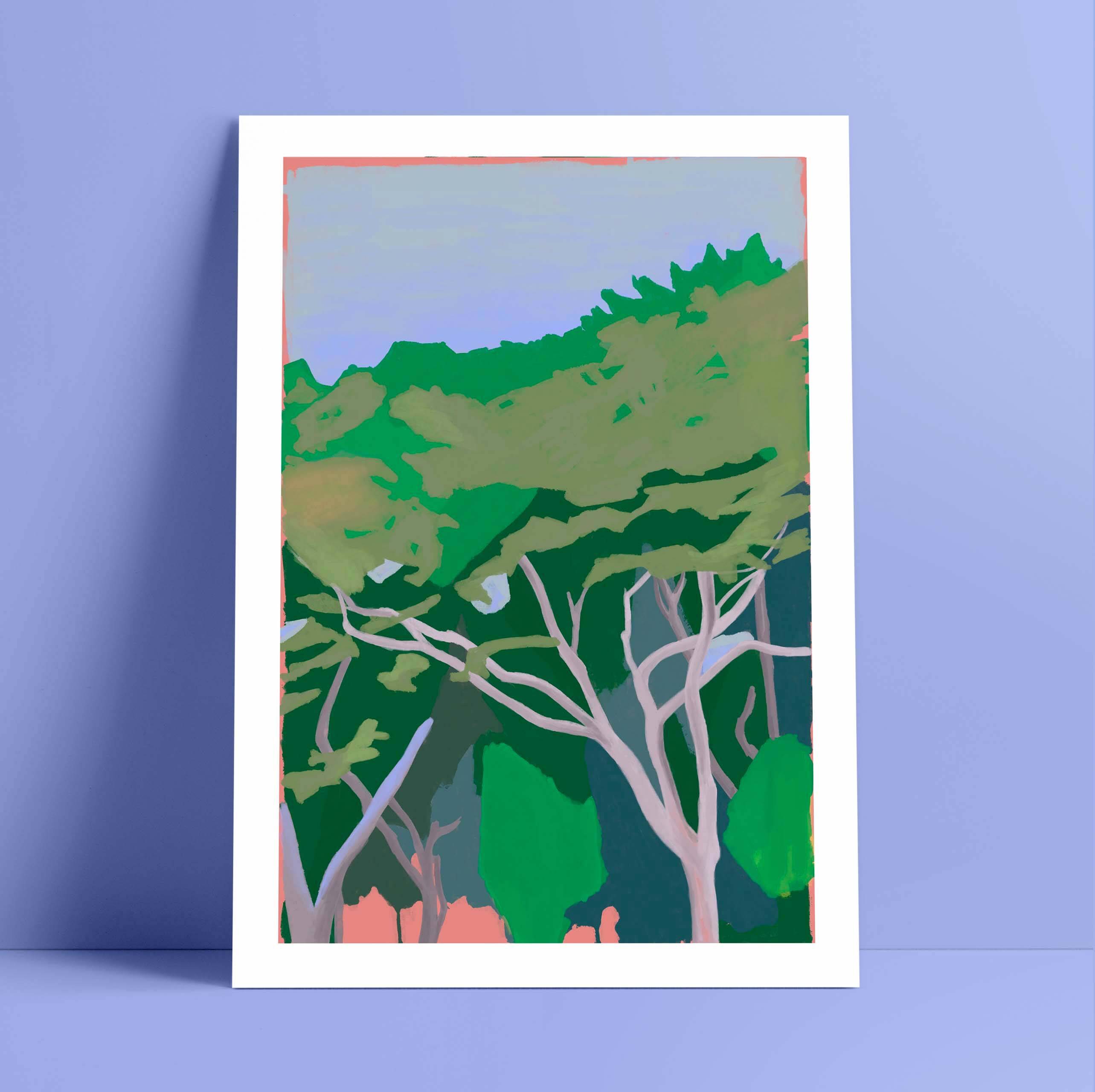 Bois Rouge - Limited edition art print (A3)