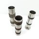 Set of three brutalist metal vases by BMF – Germany, 1970s