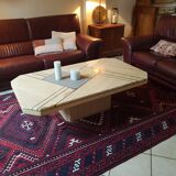 Table basse travertin