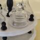 Table set 1900, 5 containers for oil, vinegar, condiments, Gien