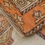 Vintage Peach & Salmon Classic Persian Rug, 240x278Cm