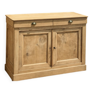 Buffet ancien 2 tiroirs - massif brut