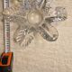 Crystal bowl Art Vannes France – floral design – 1950s–1970s
