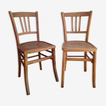 Paire de chaises bistrot luterma