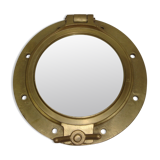 32X32cm brass boat window