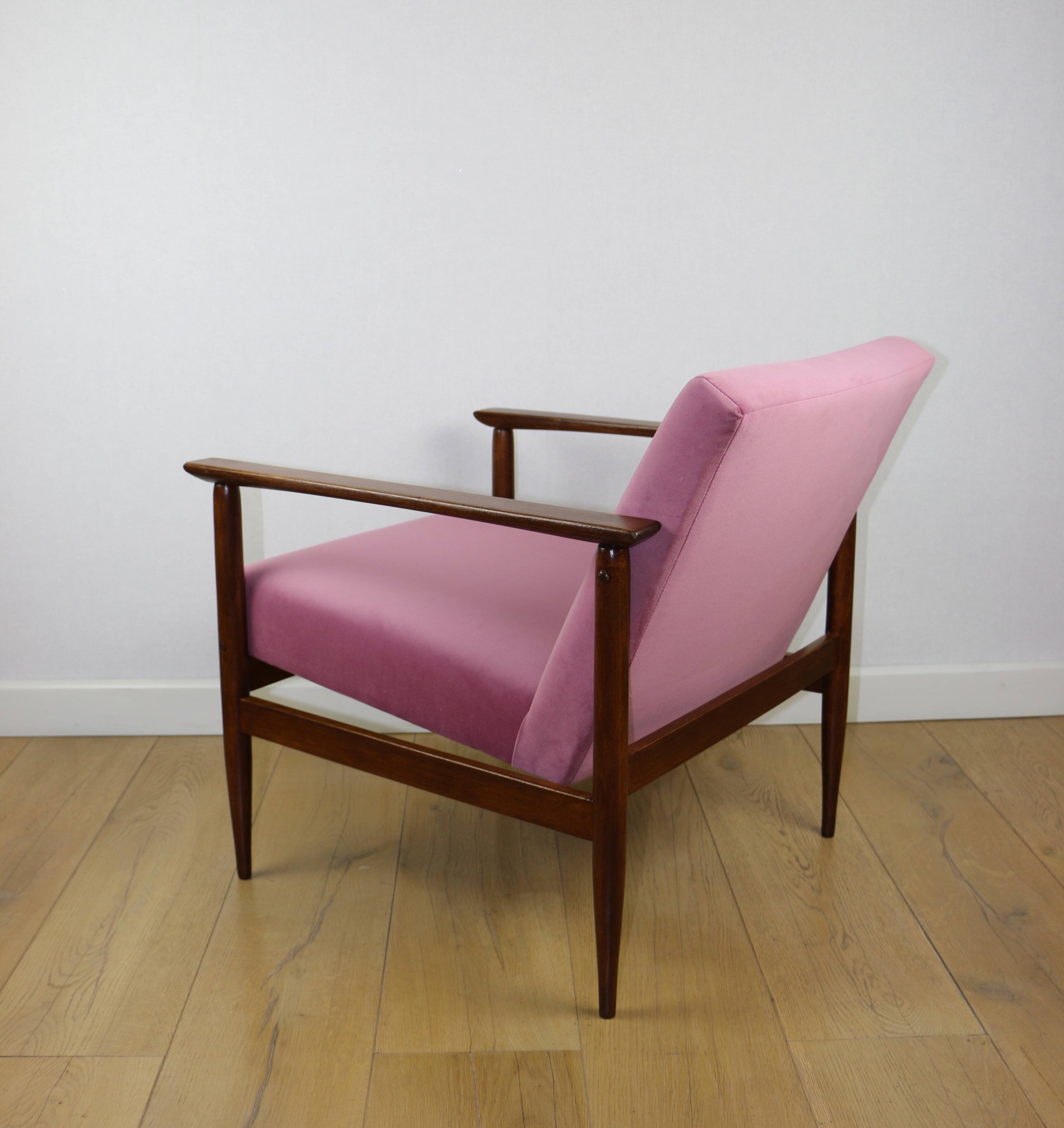 Vintage Pink Easy Chair, 1970s