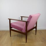 Vintage Pink Easy Chair, 1970s