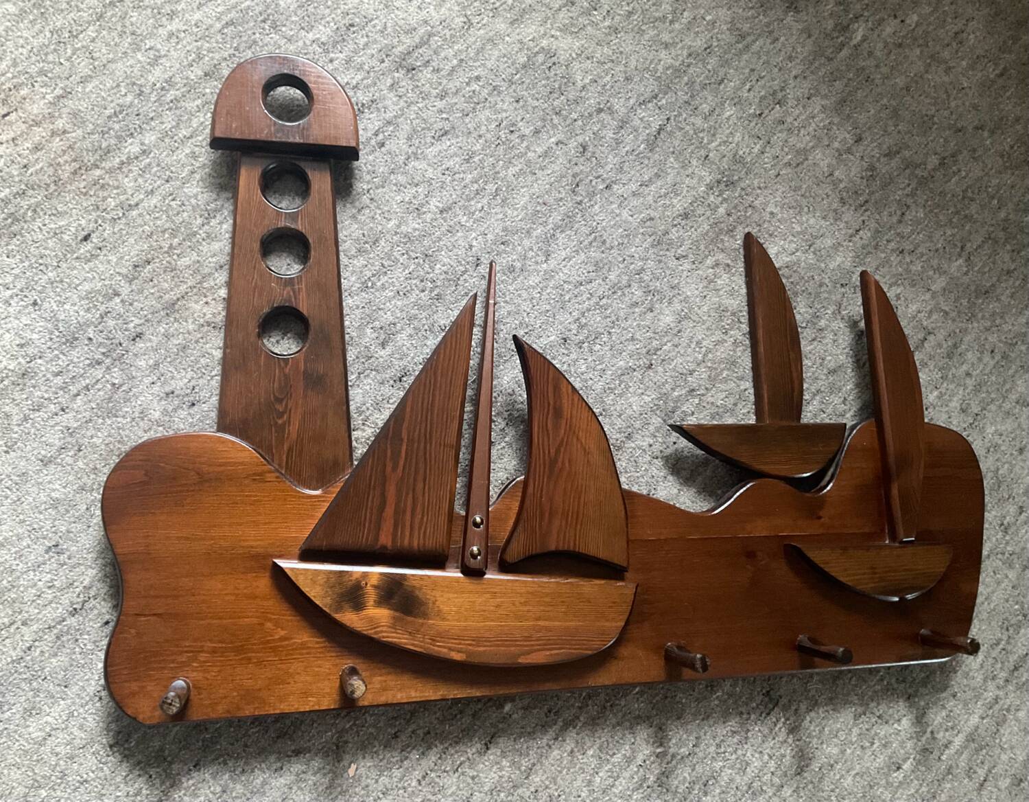 Scandinavian coat rack from the 60s-70s