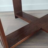 Burmese red teak coffee table
