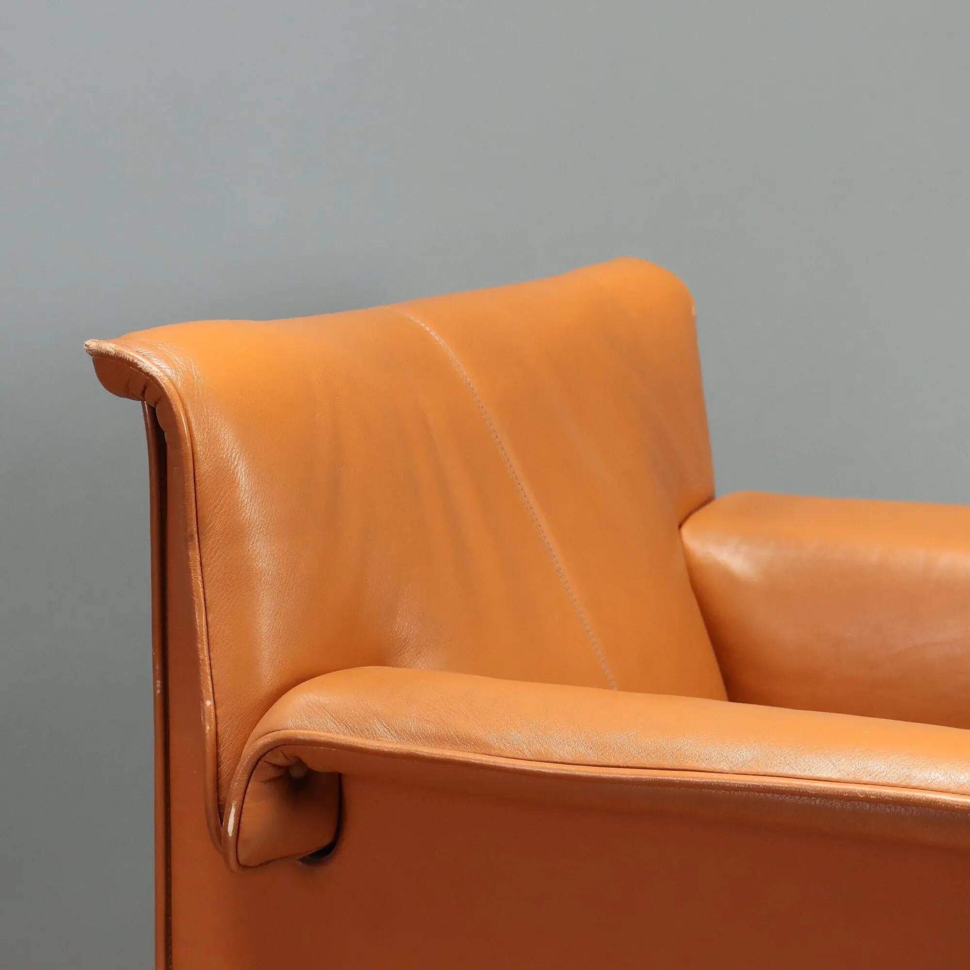 Vintage B&B armchairs Laurianetta design by Afra and Tobia Scarpa from the 1980s.