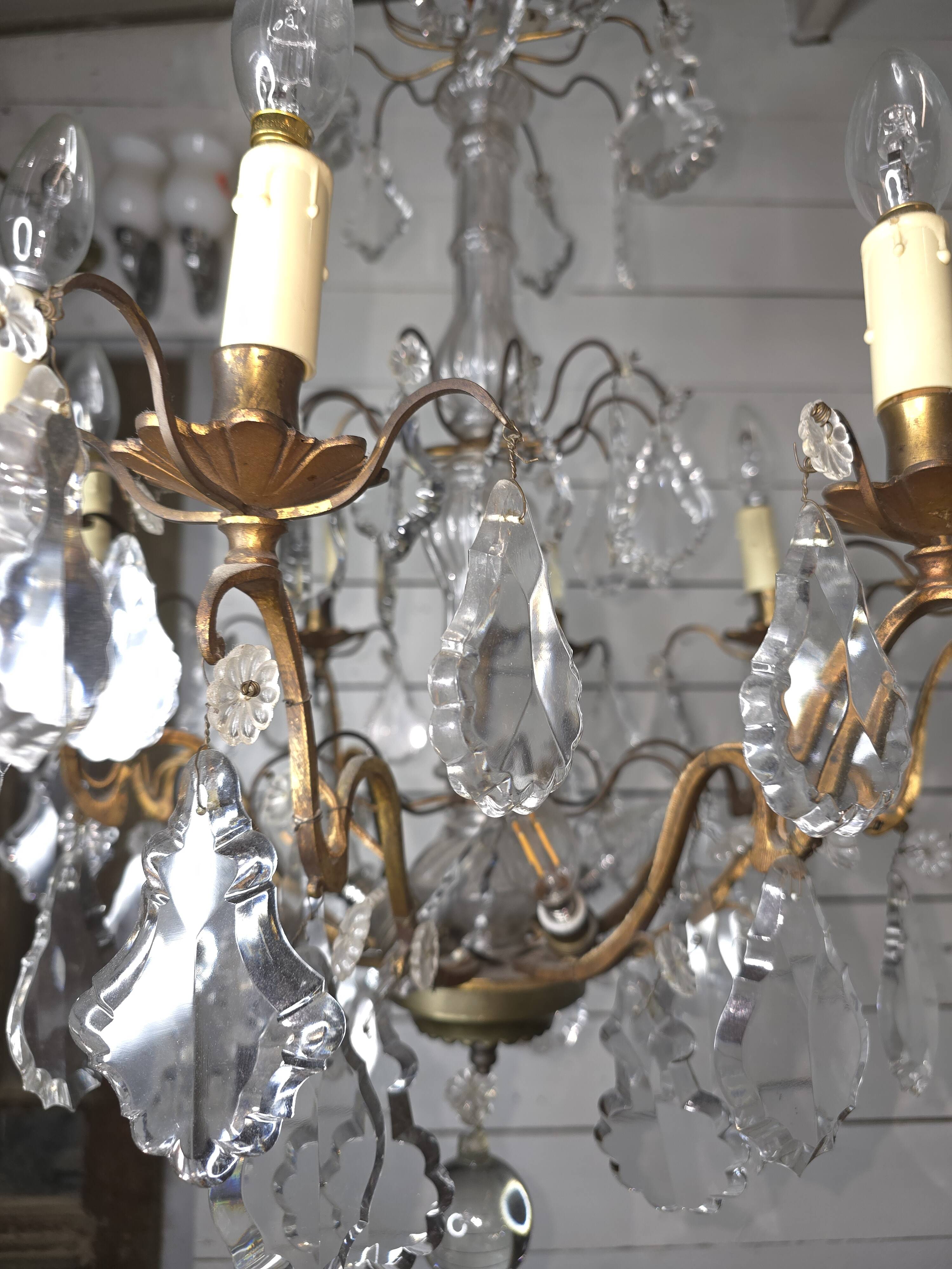 Louis XV style tassel chandelier