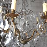 Lustre à pampilles style Louis XV