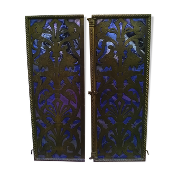Paire d'éléments décoratifs ancien