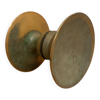 Pair of bronze door handles