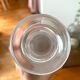 Vintage 60s chiseled glass decanter