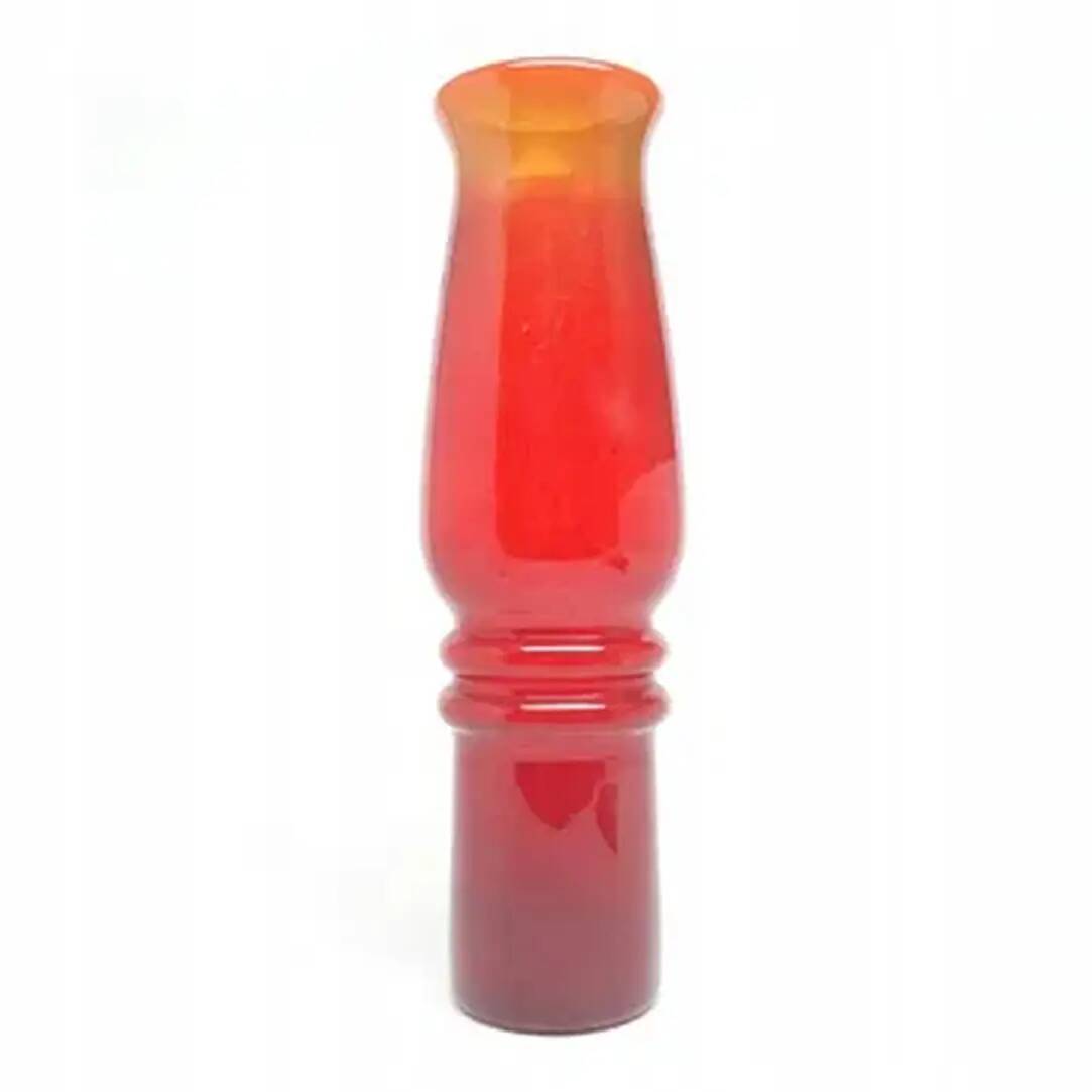 Vase, postmodernism, glass, designed by L. Pijaczewska, Poland, 1970s