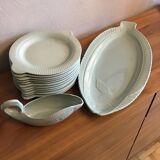 Service à poisson en porcelaine