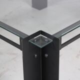 Table basse carrée design hollandais des années 1980