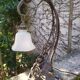 Art Nouveau wrought iron lamp