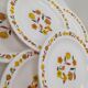 Assiettes dessert Arcopal vintage