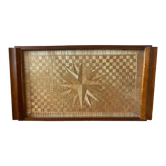 Plateau marqueterie art déco