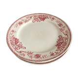 "Sorbier" décor plate by Boch Frères Kéramis