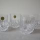 Set of 4 old whisky glasses in arques crystal model longchamp deco living room
