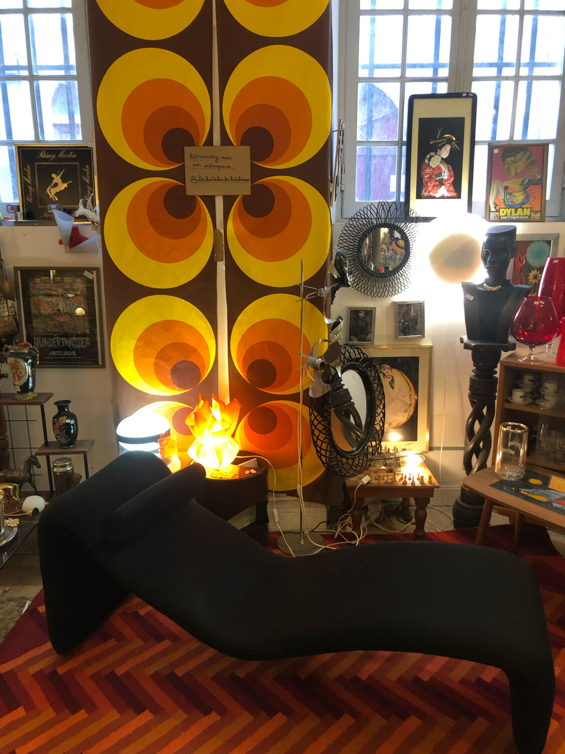 Djinn chaise longue by Olivier Mourgue for Airborne, 1965.