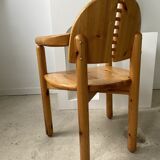 Pine armchair René Daumiller