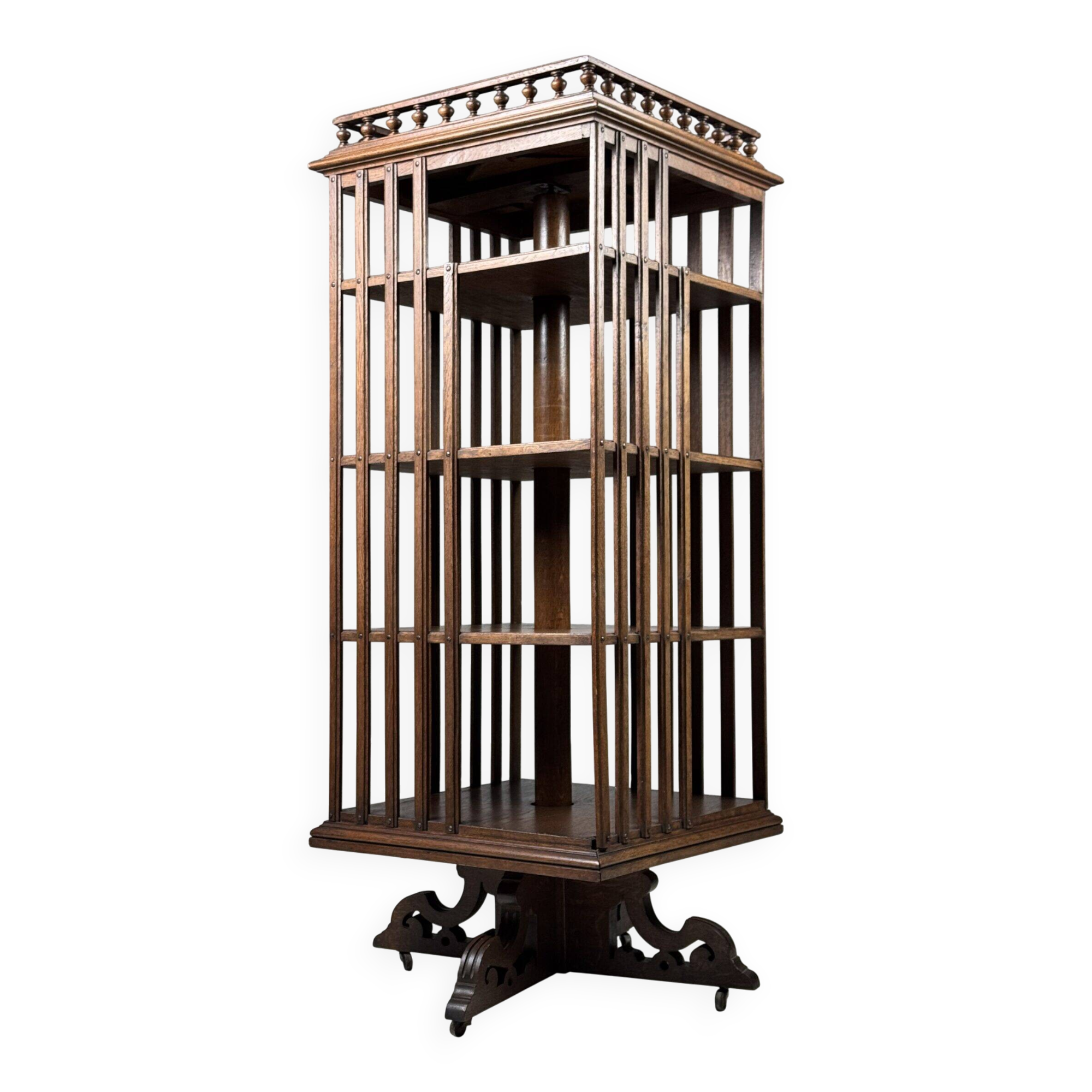 Oak book carousel ca. 1900