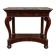 Console d’époque Restauration en acajou – Dessus de marbre – XIXe siècle