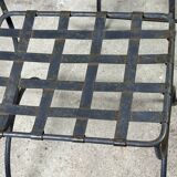 Wrought iron chairs (set of 4)